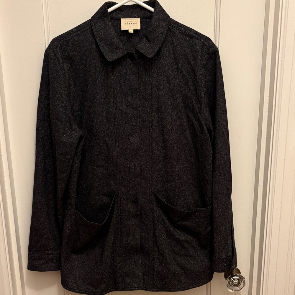 Sezane Will Jacket Charcoal